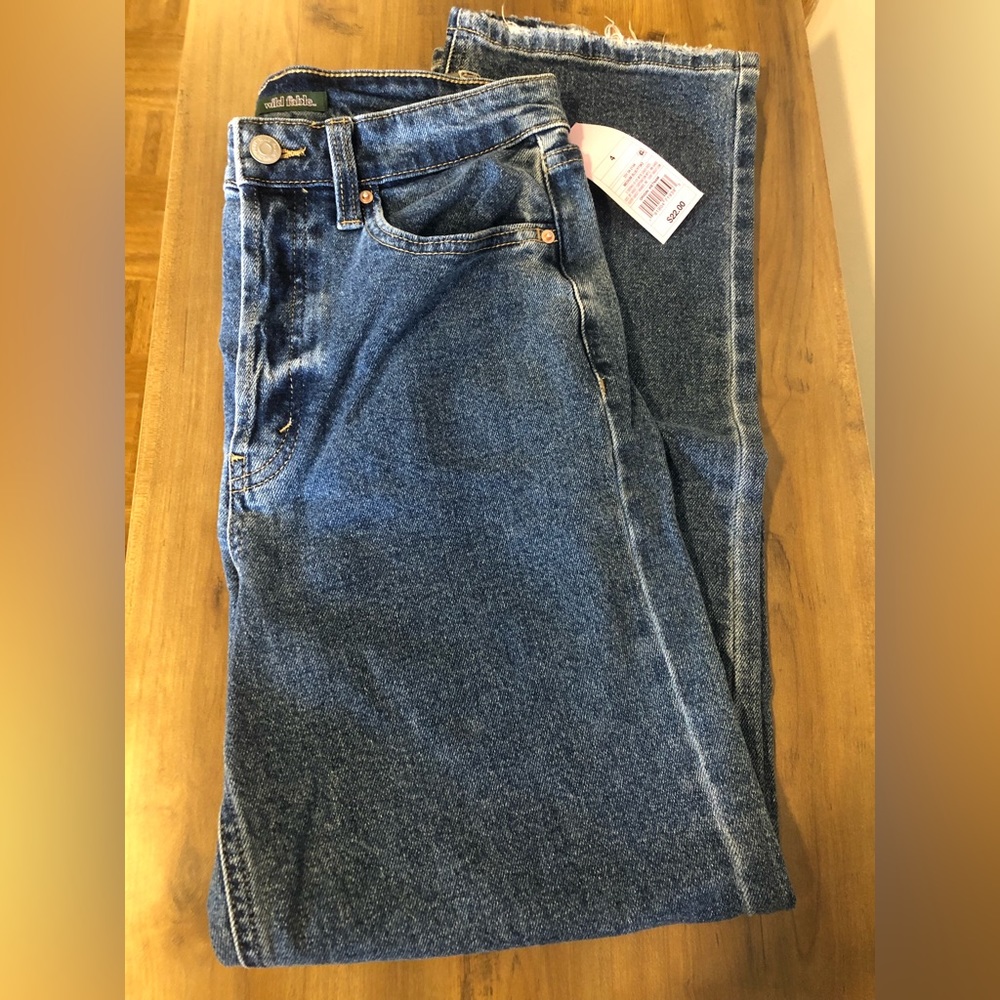 Womens wild fable straight jeans size 4 new with tags